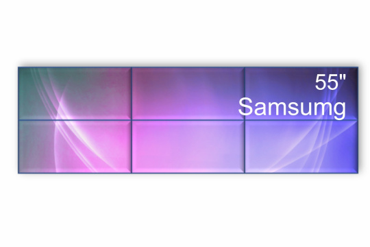  Фото видеостена 3x2 samsung 55" vm55t-u - фото 1