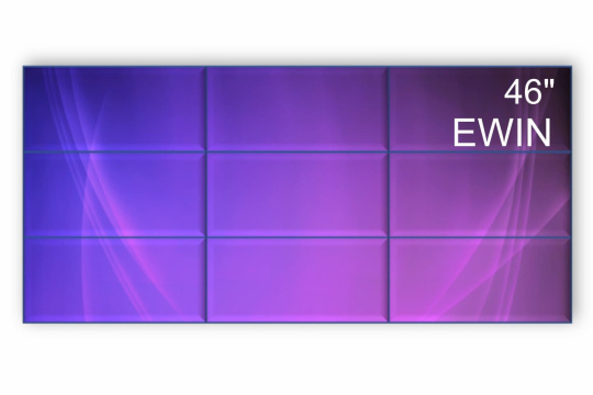  Фото видеостена 3x3  ewin 46" bt46l - фото 1