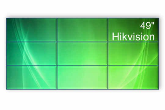 Изображение Видеостена 3x3 Hikvision 49" DS-D2049LU-Y