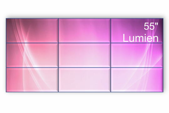 Изображение Видеостена 3x3 Lumien 55" LMW5518LLRU