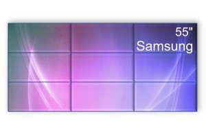  Фото видеостена 3x3 samsung 55" vm55c-r - фото 2