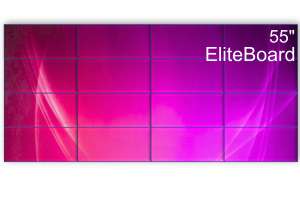  Фото видеостена 4x4 eliteboard 55" pk555fcln - фото 2
