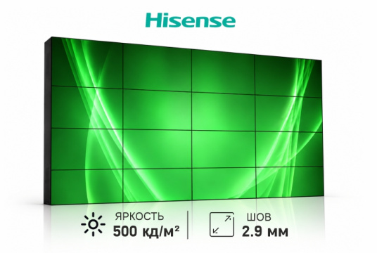Изображение Видеостена 4x4 Hisense 46" 46VW25E