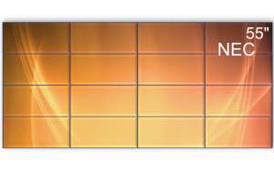  Фото видеостена 4x4 nec un552v 55" (шов: 3,5) - фото 2